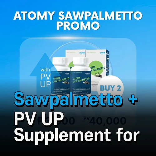 Sawpalmetto + PV UP Supplement for Health Support in PH | ATOMY