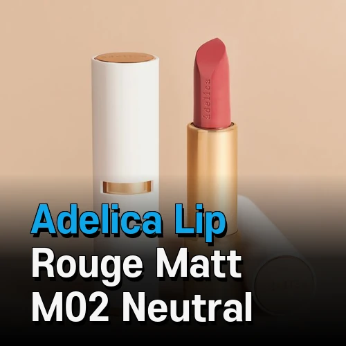 Adelica Lip Rouge Matt M02 Neutral Pink: Labial Mate para un Look Natural en México