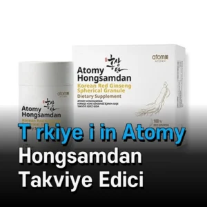 Türkiye için Atomy Hongsamdan Takviye Edici Gıda Ürün Detayları